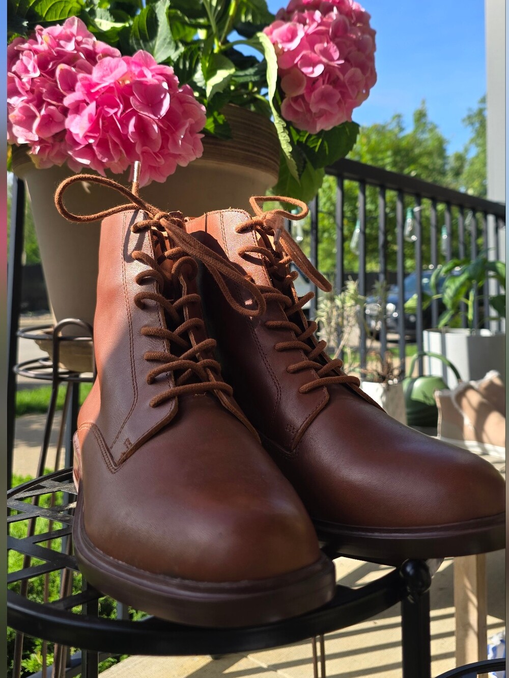 Madewell Brown Leather Lace Up Ankle Boots Men’s Size 11 NWOT